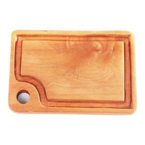 house of avana rectangular hand-carved hard wood solid chopping board in brown