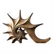 Hand-Carved Conch Shell Sculpture