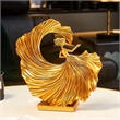 House of Avana Gold Resin Ballet Dancer Elegant Modern Home Decor Statue