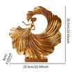 House of Avana Gold Resin Ballet Dancer Elegant Modern Home Decor Statue