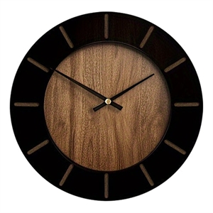House of Avana Vintage Wooden Brown Silent Wall Clock