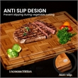 House of Avana Celebration Brown Bamboo Cutting Board Set