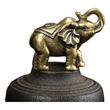 Golden Elephant Figurine Decorative Statue for Elegant Home Decor