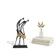 The Shared Journey Black  Cast iron Modern Abstract Partnership Sculpture