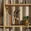 The Shared Journey Black  Cast iron Modern Abstract Partnership Sculpture