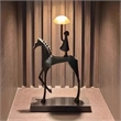 Horse Metal Sculpture - Decorative Black Horse Figurine