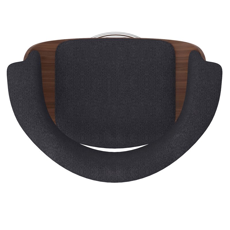 MidCentury Fabric and Bent Wood 26