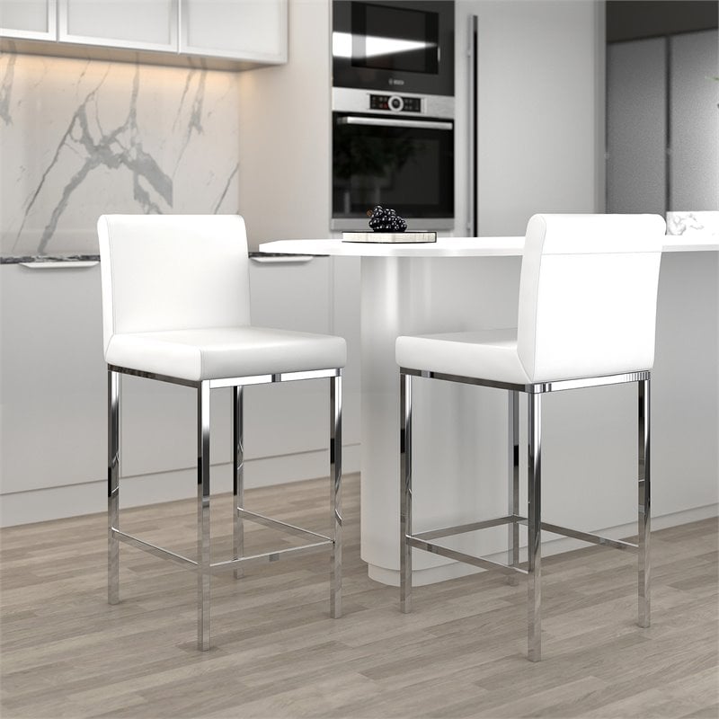 Contemporary Faux Leather and Metal 26