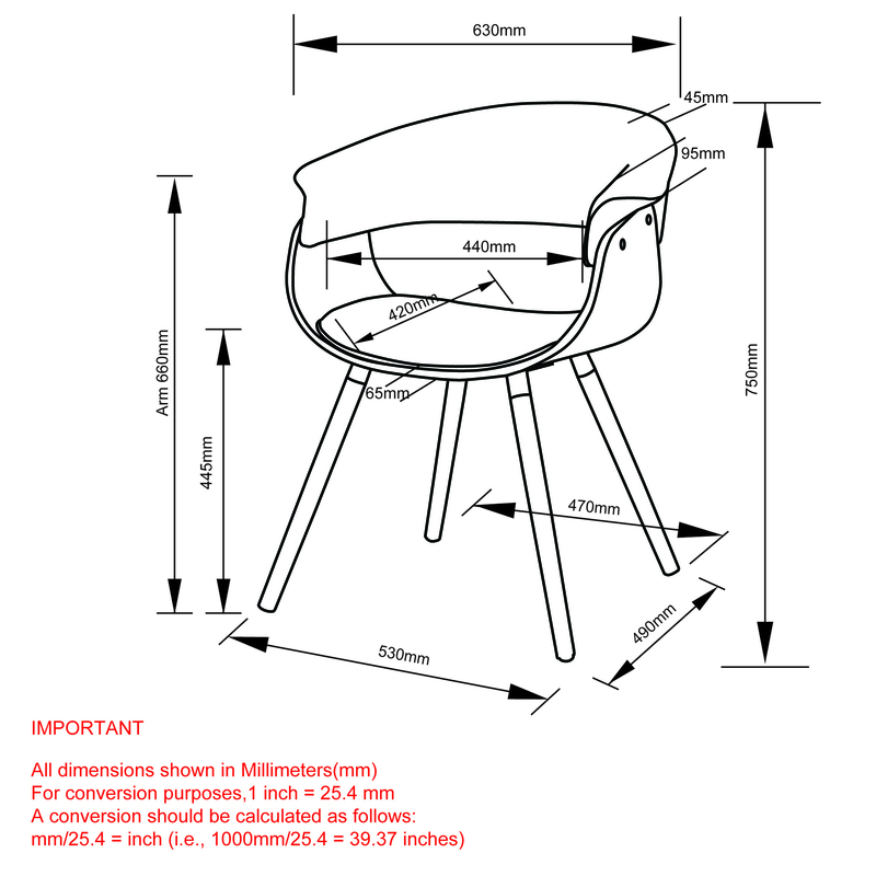 MidCentury Fabric and Bent Wood AccentDining Chair Grey and Walnut