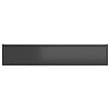 Contemporary Metal and Glass and MDF Console Table Black
