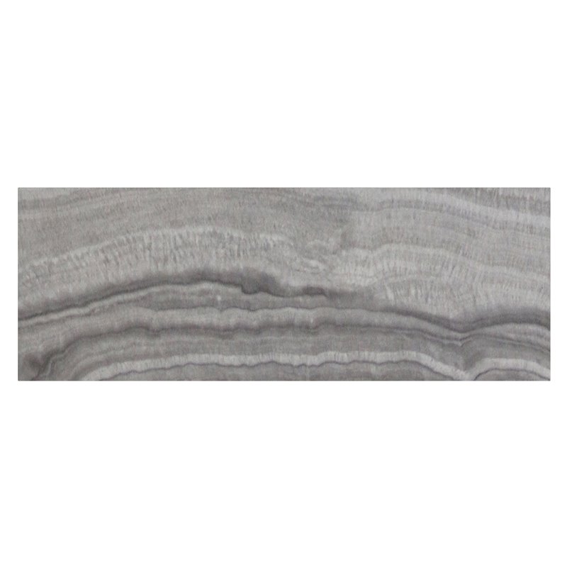 Napoli Modern Faux Marble/Stainless Steel Console Table in Gray