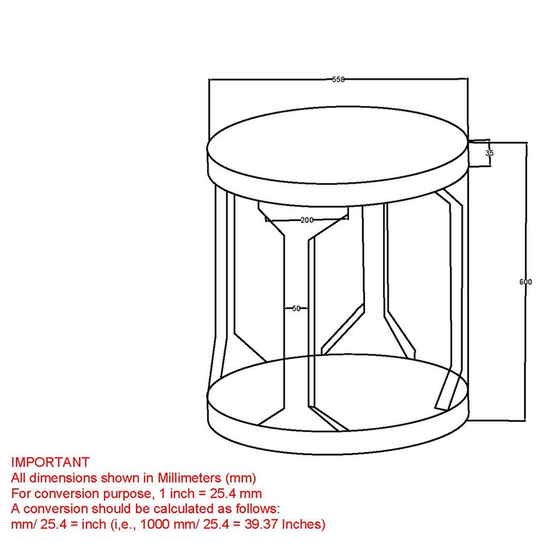 Rustic Modern Solid Wood Round Accent Table Distressed Natural