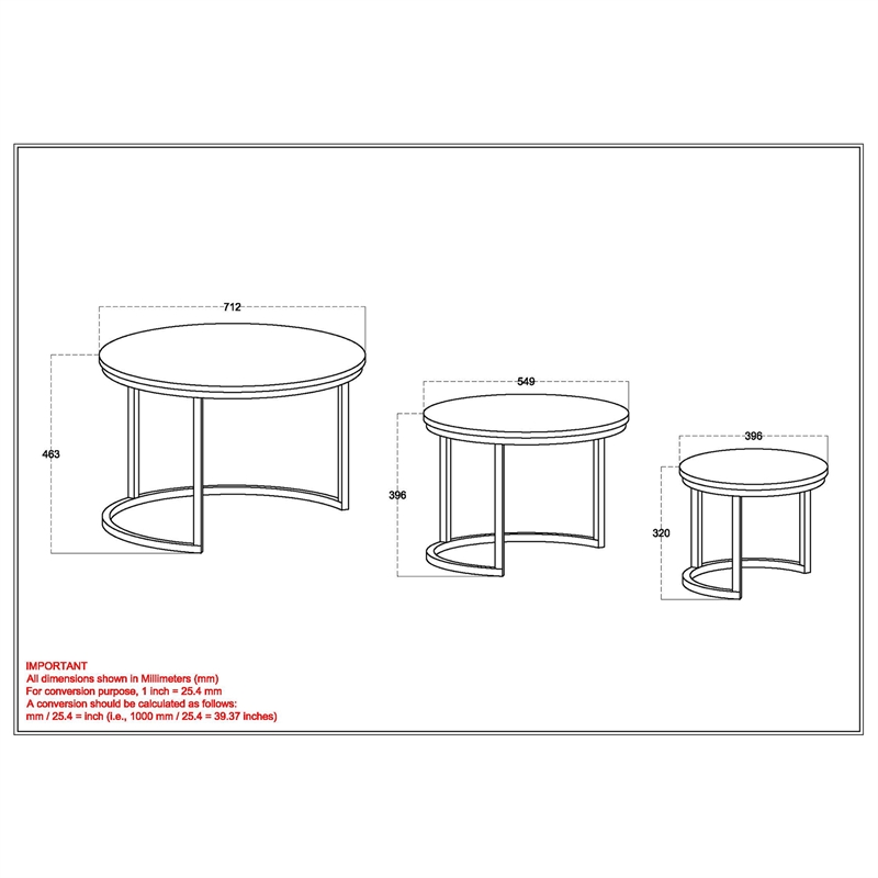 Rustic Modern Solid Wood and Iron 3pc Coffee Table Set Natural and Black