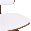 MidCentury Faux Leather and Wood 26