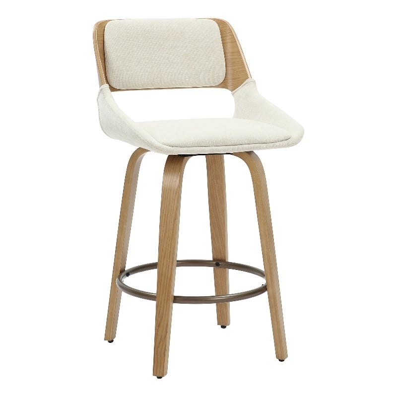 MidCentury Modern Fabric and Wood 26