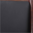 MidCentury Faux Leather and Wood 26