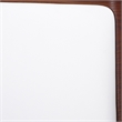MidCentury Faux Leather and Wood 26