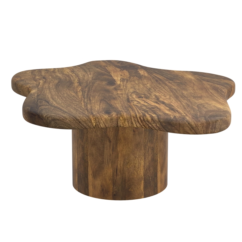 Inspire 2pc Coffee Table Set Walnut