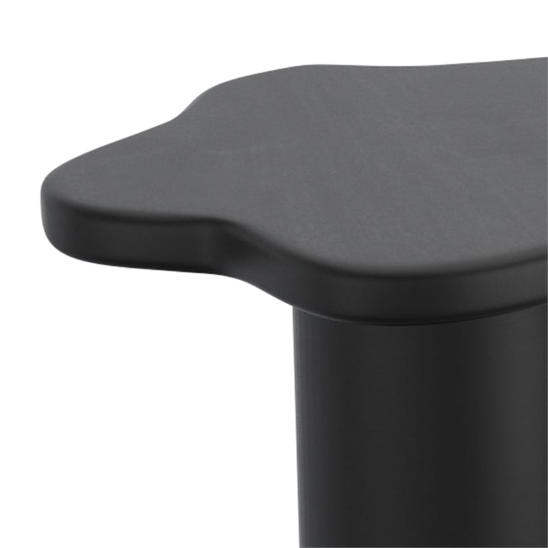 Inspire MidCentury Modern Solid Wood Small Coffee Table Black