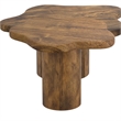 Inspire MidCentury Modern Solid Wood Small Coffee Table Walnut