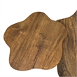 Inspire MidCentury Modern Solid Wood Small Coffee Table Walnut