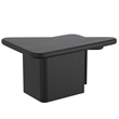 Inspire MidCentury Modern Solid Wood 2pc Coffee Table Set Black