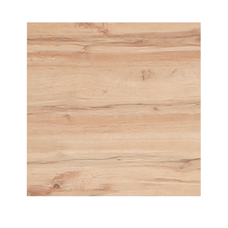 Inspire Modern MDF Metal Accent Table Natural Black