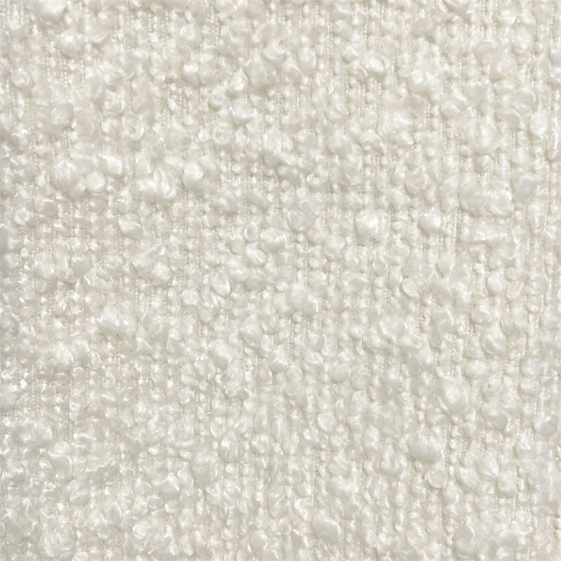 inspire modern boucle fabric accent chair ivory