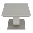 Inspire Contemporary MDF Glass Rectangular Coffee Table Grey