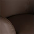 Inspire Contemporary Faux Leather Dining/Accent Chair with Swivel - Brown