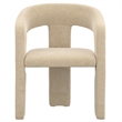 Inspire Modern Fabric Dining Chair in Beige (Set of 2)