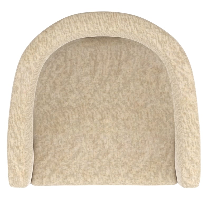 Inspire Modern Fabric Dining Chair in Beige (Set of 2)