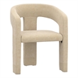 Inspire Modern Fabric Dining Chair in Beige (Set of 2)