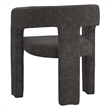 Inspire Modern Fabric Dining Chair in Charcoal (Set of 2)