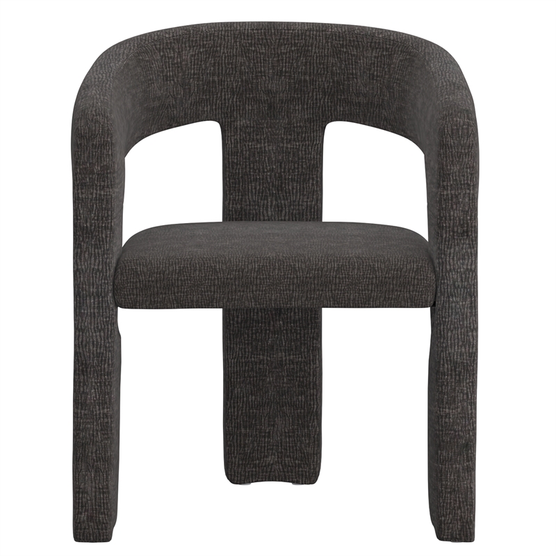 Inspire Modern Fabric Dining Chair in Charcoal (Set of 2)