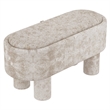 Inspire Modern Fabric Storage Ottoman Bench - Beige