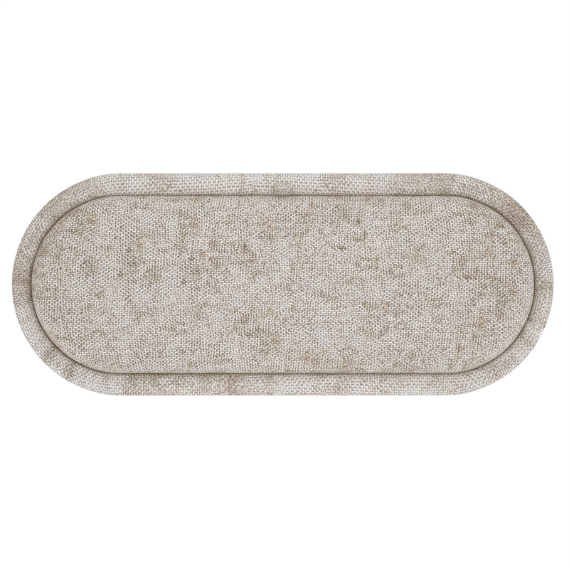 Inspire Modern Fabric Storage Ottoman Bench - Beige