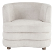 Inspire Contemporary Velvet Accent Chair - Beige