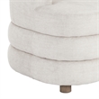 Inspire Contemporary Velvet Accent Chair - Beige