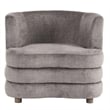 Inspire Contemporary Velvet Accent Chair - Dark Taupe