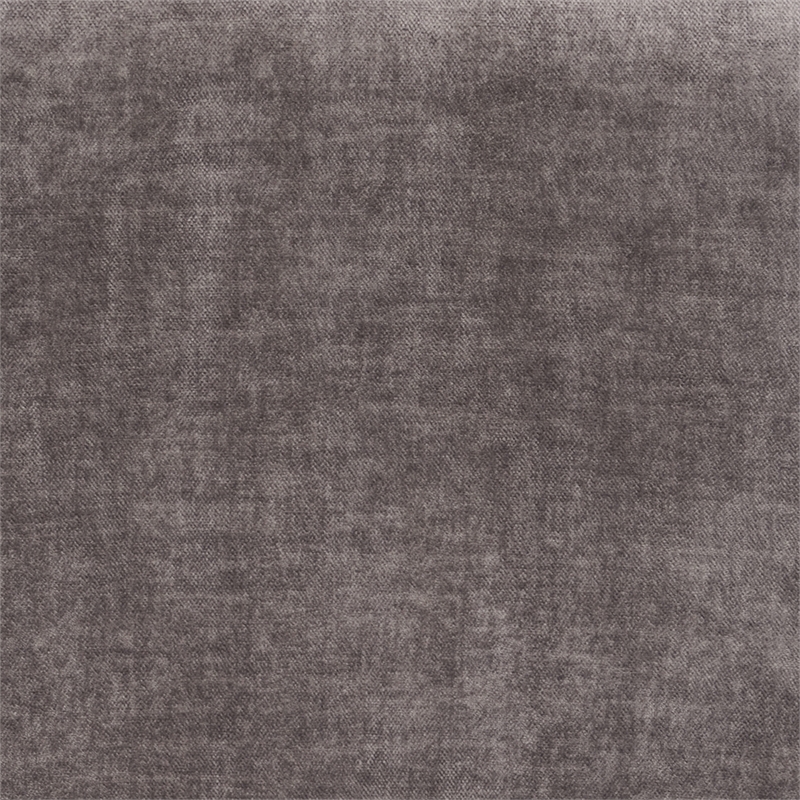 Inspire Contemporary Velvet & Solid Wood Accent Chair - Dark Taupe & Walnut