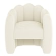 Inspire Modern Faux Fur Accent Chair - Ivory
