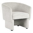 Inspire Contemporary Velvet Accent Chair - Beige