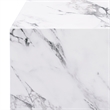 Inspire Contemporary ECC Concrete Tall Accent Table - White