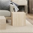 Inspire Contemporary ECC Concrete Square Accent Table - Travertine