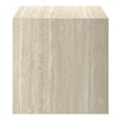 Inspire Contemporary ECC Concrete Square Accent Table - Travertine