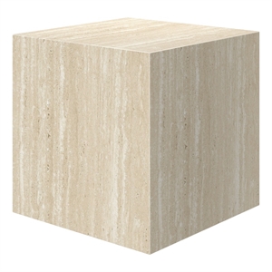Inspire Contemporary ECC Concrete Square Accent Table - Travertine