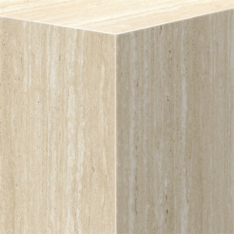 Inspire Contemporary ECC Concrete Tall Accent Table - Travertine