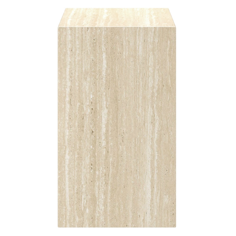 Inspire Contemporary ECC Concrete Tall Accent Table - Travertine