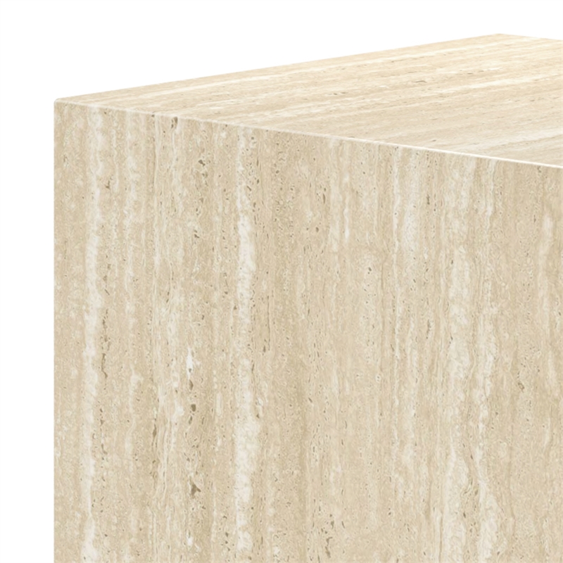 Inspire Contemporary ECC Concrete Tall Accent Table - Travertine